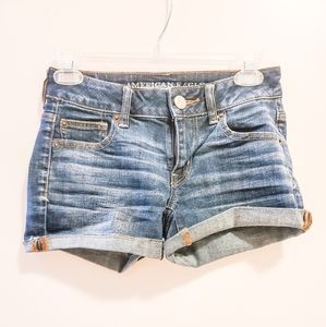 American Eagle super stretch shortie shorts